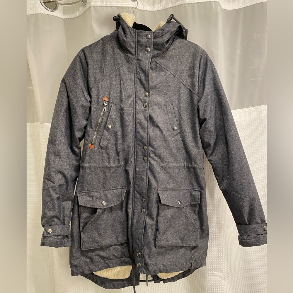 Volcom Dark Gray Ski Snow Jacket
